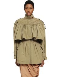 Chloé - Short Trench Coat - Lyst
