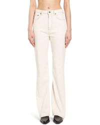 Burberry - High-Rise Bootcut Jeans - Lyst