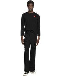 COMME DES GARÇONS PLAY - Heart Long Sleeve T-Shirt - Lyst