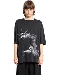 Ann Demeulemeester Sketchbook T-Shirt in Blue for Men | Lyst