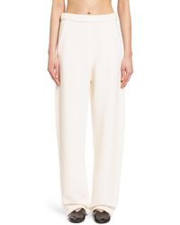 Max Mara - Cotton Fleece Trousers - Lyst