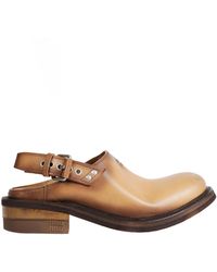 Miu Miu - Foule Leather Mules - Lyst
