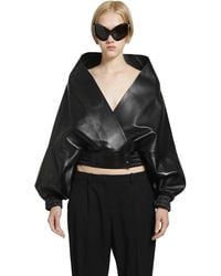 Balenciaga - Wrap Jacket - Lyst