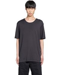 Lemaire - Rib U Neck T-Shirt - Lyst