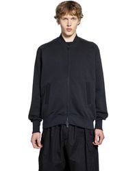 Y-3 - Cotton Track Top With Logo Back - Lyst