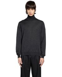 Lardini - Wool Turtleneck Sweater - Lyst