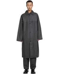ROSE BURRITO - Wool Flanell Coat - Lyst
