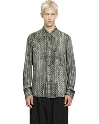 Ziggy Chen - Claassic Digital Print Shirt - Lyst