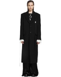 Ann Demeulemeester - Aldina Beaver Wool Coat - Lyst