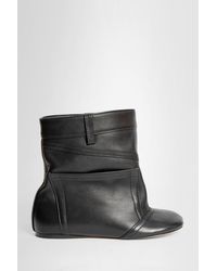 Loewe - Toy Trouser-design Leather Ankle Boots - Lyst