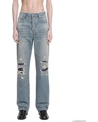 Maison Margiela - Distressed Denim Jeans - Lyst