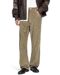 Studio Nicholson - Pantaloni Di Velluto A Coste Riso - Lyst