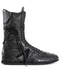 Ann Demeulemeester - Palne High-Top Boxing Sneakers - Lyst