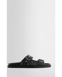Fendi - Ff Logo-Motif Buckle Sandals - Lyst