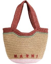 Marni - Paper Raffia Seaside Hobo Bag - Lyst