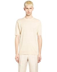 Lardini - Silk Knit Short Sleeve T-Shirt - Lyst