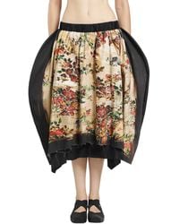 IA London - Margaret Gathered Midi Skirt - Lyst
