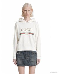 Gucci - Interlocking G Cotton Cashmere Hoodie - Lyst