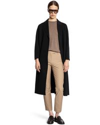 Max Mara - Wool Broadcloth Midi Coat - Lyst