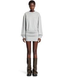 The Attico - Cotton Jersey Mini Dress - Lyst