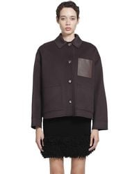 Loewe - Wool And Cashmere Workwear Jacket - Lyst
