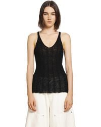 Haikure - Lois Semi-Sheer Tank Top - Lyst