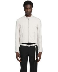 Acne Studios - Twill Biker Jacket - Lyst