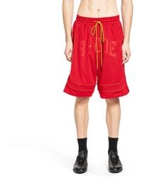 Rhude - Baggy Mesh Collegiate Shorts - Lyst