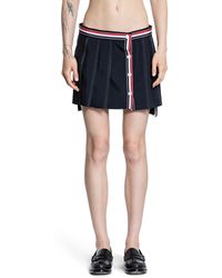 Thom Browne - School Uniform Plain Weave Mini Skirt - Lyst