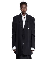 Ann Demeulemeester - Agnes High Comfot Tailored Blazer - Lyst