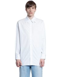 RECTO. - Double Collar Stripe Shirt - Lyst