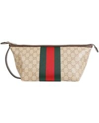 Gucci - Megaweb Gg Canvas Small Toiletry Case - Lyst