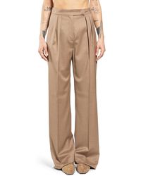 Max Mara - Wool Twill Trousers - Lyst