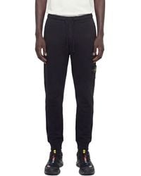 Stone Island - 620001 Cotton Fleece Cargo Joggers - Lyst