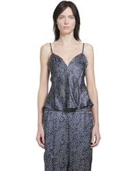 NVL-GARDE - Polkadot Silk Slip Tank - Lyst