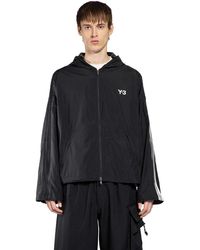 Y-3 - Nylon Wired 3-Stripes Hoodie - Lyst