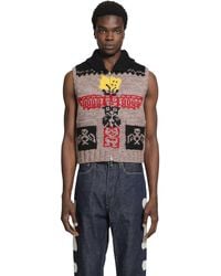 Kapital - Hand Knit Peckish Totem Pole Vest - Lyst
