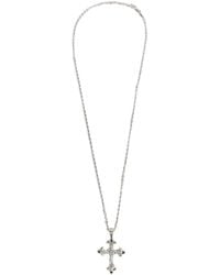 Emanuele Bicocchi - Rose Cross Large Necklace - Lyst