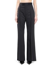 Vivienne Westwood - Pleated Wool Twill Wide Leg Trousers - Lyst