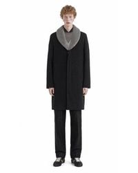 Maison Margiela - Shearling Collar Coat - Lyst