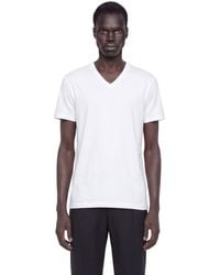 Gucci - Modal Jersey V-Neck T-Shirt - Lyst