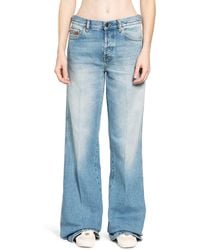 Gucci - Bleached Denim Flared Jeans - Lyst