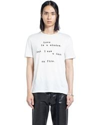 Ann Demeulemeester - Baptist 'Love Is A Window' Standard T-Shirt - Lyst