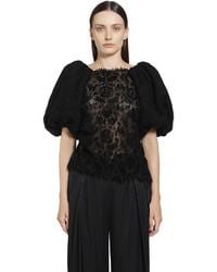 PAULINE DUJANCOURT - Laia Hand-Knit Alpaca Lace Top - Lyst