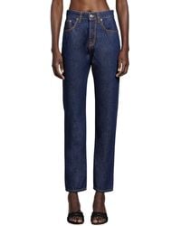 Versace - High-Waist Straight Jeans - Lyst