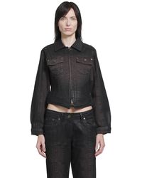 KNWLS - Alice Gloss Denim Jacket - Lyst