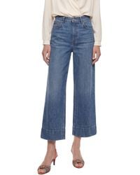 Valentino - Cropped Flare Jeans - Lyst