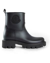 Moncler Kickstream Rain Boots in Black for Men | Lyst