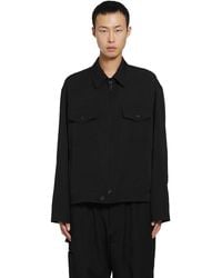 Yohji Yamamoto - Wool Gabardine Blouson - Lyst