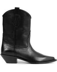 Sonora Boots - Frisco Western Leather Ankle Boots - Lyst